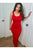 Spring Babe Red Maxi Dress