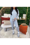 Babe On Chill Butter Soft Heather Grey Set