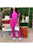 The Relaxed Babe Flare Magenta Set