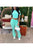 The Cropped Babe Flare Mint Green Set